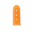 Key Surgical - Instrument Tip Protecting Cap 1 L X 0.375 W Inch, Orange Tint, With Vent, Flat, Sterile, Disposable - 3-08-07