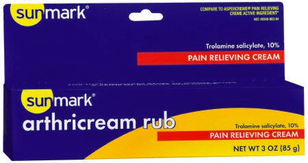 McKesson sunmark Topical Pain Relief 10% Strength Trolamine Salicylate Cream 3 oz. - 49348088384