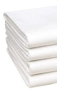 Standard Textile Bed Sheet Flat 38 X 80 X 9 Inch Cotton 60% / Polyester 40% Reusable - 3547100