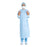 Ultra - Non-Reinforced Surgical Gown ULTRA X-Large Blue NonSterile AAMI Level 3 Disposable - O&M Halyard - 74116