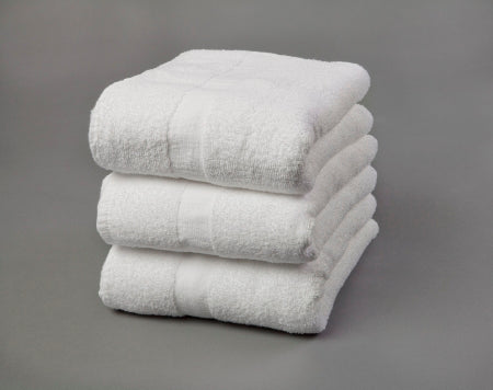 Standard Textile Bath Towel 24 X 48 Inch Cotton White Reusable - 40161400