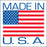 Tabbies Made in U.S.A. Labels - Red/White/Blue, 500 per Roll