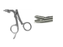 Elmed 5mm Scissors and Biopsy Forceps Pointed Biopsy Spoon Forceps Single Action - 10mm Tip - Non-Insulated Handles