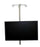 Omnimed 741345 Removable Tablet/Monitor Mount for 1"-2" Columns