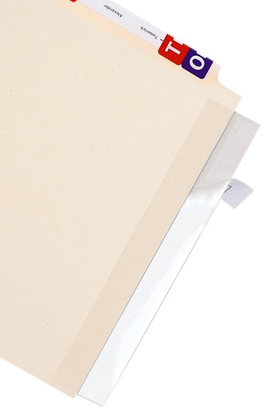 Tabbies Label/File Folder Protectors - 100 per Pack