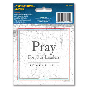 Tabbies Patriotic Inspirational Clings - 4-1/2"H x 4-1/2"W, 15 per Box