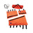 Ferno Washington Inc Splint Vacuum Complete Kit Extremity Orange Ea - 374861