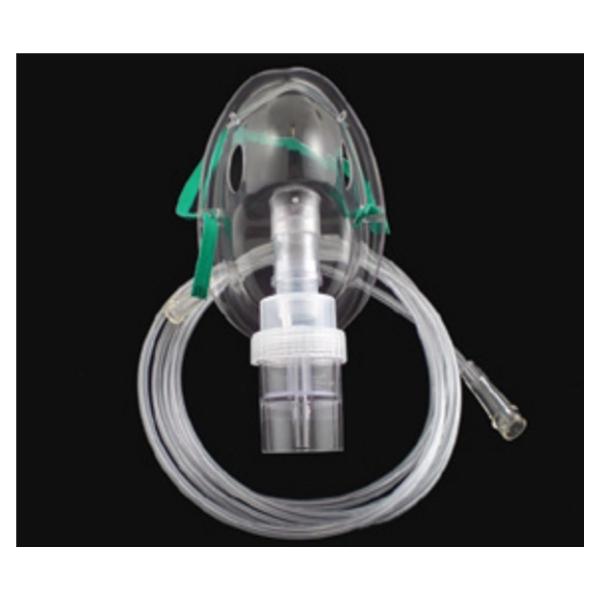 Medsource International Nebulizer Face Mask Continuous Care Clear 6' Tubing Ea, 50 Ea/Ca - MS-202