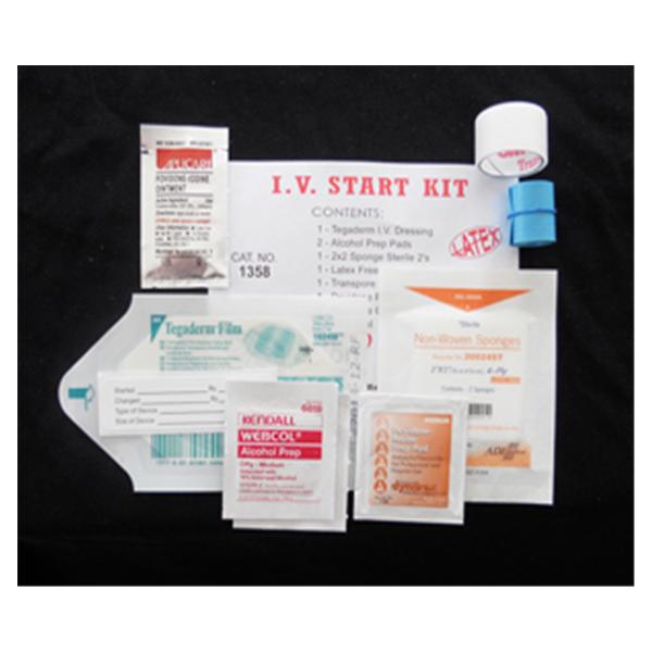 Motion Medical Distributing Kit Iv Starter With Alcohol Prep Pad/Label Lf Each, 100 Ea/Ca - 1330