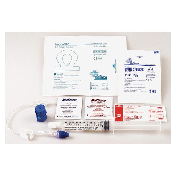 Medsource International Kit Iv Starter With Sodium Chloride Syringe Lf Sterile Ea, 100 Ea/Ca - MS-80046