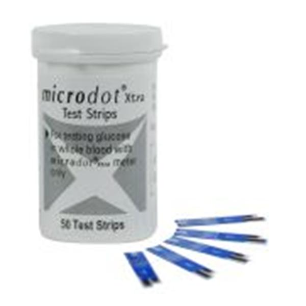 Cambridge Sensors USC,. Microdot Xtra Blood Glucose Test Strip 25/Bx - 200-25