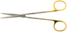 BR Surgical - Dissecting Scissors Metzenbaum 7 Inch Length Surgical Grade Stainless Steel / Tungsten Carbide NonSterile Finger Ring Handle Curved Blunt Tip / Blunt Tip - BR08-28518
