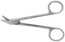 BR Surgical Wire Cutting Scissors 4-3/4 Inch Length Finger Ring Handle Angled Blunt/Blunt - BR08-83112