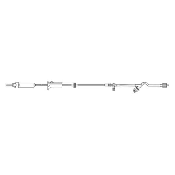 Medsource International Access Device Clave Administration Set Medsource Nf Yinj Sts 122" 15 Drops 50/Ca - MS-83122