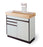 Hausmann Industries 4945 Series Pediatric Exam Table with Scale Fixed Height 40 Lbs. - 4945-927-756