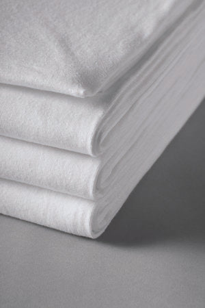 Standard Textile - Bed Sheet Fitted Sheet 36 X 80 X 14.25 Inch White Cotton 60% / Polyester 40% Reusable - 07244400