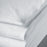 Standard Textile Bed Sheet Fitted 36 X 82 X 14 Inch White Cotton 55% / Polyester 45% Reusable - 7273400