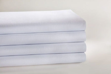 Standard Textile - Bed Sheet Draw 54 W X 72 L Inch White Cotton 70% / Polyester 30% - 16952500