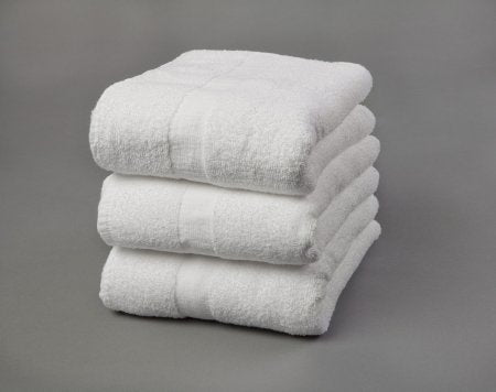 Standard Textile - Bath Towel 22 X 44 Inch Cotton Terry Cloth White Reusable - 40457400