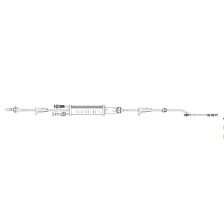 Alaris - Burette IV Administration Set 60 Drops / mL Drip Rate 100 Inch Tubing 2 Ports - 82104E