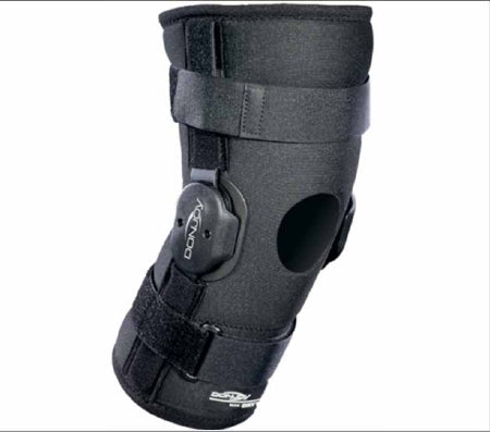 DonJoy - Knee Brace X-Large Hook and Loop Strap Closure 23-1/2 to 26-1/2 Inch Thigh Circumference / 17 to 19 Inch Knee Circumference / 18 to 20 Inch Calf Circumference Left or Right Knee - 11-2013-5