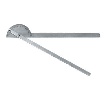 Fabrication Enterprises Baseline Conzett Goniometer 14 nch Legs, 180° Head is Marked in 1° Increments 0.5 X 2 X 15 Inch - 12-1041