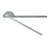 Fabrication Enterprises Baseline Conzett Goniometer 14 nch Legs, 180° Head is Marked in 1° Increments 0.5 X 2 X 15 Inch - 12-1041