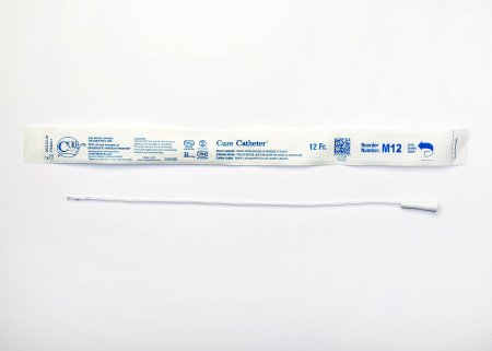 Cure Catheter - Urethral Catheter Straight Tip Uncoated PVC 12 Fr. 16 Inch - M12