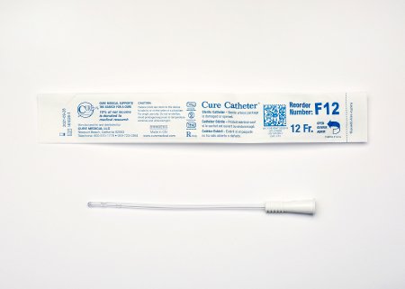 Cure Medical Cure Catheter Urethral Catheter Straight Tip 12 Fr. 6 Inch - F12