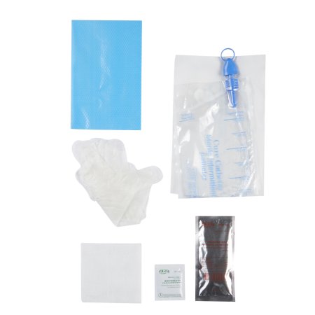 Cure Catheter - Intermittent Catheter Kit Closed System / Straight Tip 10 Fr. Without Balloon - CS10
