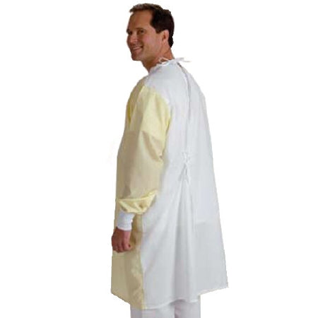Standard Textile Patient Exam Gown Large Adult Snowflake Print Blue - 7496A400