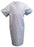 Standard Textile - Patient Exam Gown Large Telegraph Blue / Gray Reusable - 74F35530