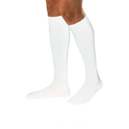 JOBST for Men - Compression Stocking Knee High Large White Closed Toe - 115010