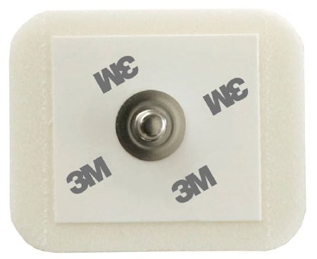 3M - ECG Snap Electrode Monitoring Radiolucent Foam Backing 50 per Pack - 2228