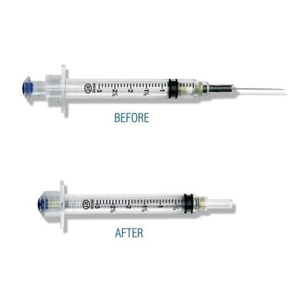 Retractable Technologies Syringe/Needle 10Cc Lubricated 22Gx1-1/2" Vanishpoint Safety 600/Case - 11041