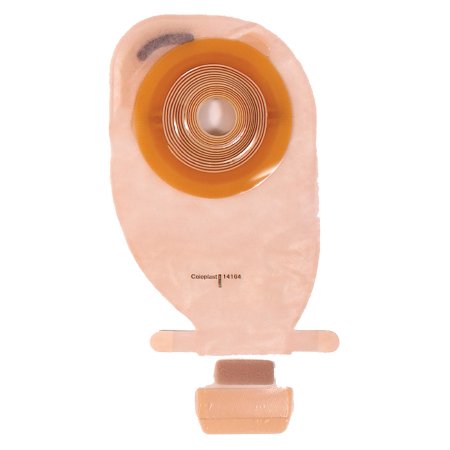 Assura EasiClose - Ostomy Pouch One-Piece System 11 Inch Length, Maxi 5/8 to 1-11/16 Inch Stoma Drainable Convex, Trim To Fit - 14103