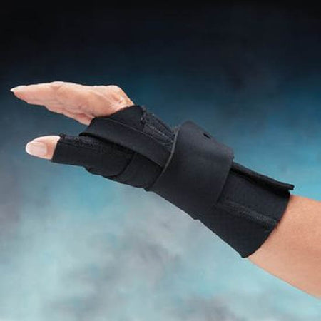 Patterson Medical Supply Comfort Cool Wrist / Thumb Splint CMC Neoprene Left Hand Black Large - 55049403
