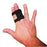 DigiWrap - Finger Splint Adult Assorted Sizes Hook and Loop Strap Closure Black - 10327