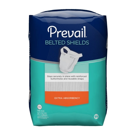 First Quality Prevail Belted Shields Adult Sample Incontinent Belted Undergarment Pull On One Size Fits Most Disposable Light Absorbency - UGBELT7