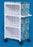 IPU - Linen / Multipurpose Cart with Cover 3 Shelves PVC 4 Inch Twin Casters - KDMPC375