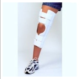 Darco International Deluxe Knee Immobilizer Medium Loop Lock Closure 20 Inch Length Left or Right Knee - 462-0014-40