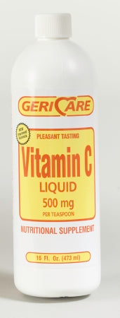 McKesson Geri-Care Vitamin C Supplement Ascorbic Acid 500 mg Strength Liquid 16 oz. - Q842-16-GCP
