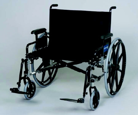 Gendron Regency XL 2000 Bariatric Wheelchair Heavy Duty Full Length Arm Mag Wheel Black 32 Inch Seat Width 700 lbs. Weight Capacity - 6732-22-29-8