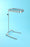 Newark - Mayo Instrument Stand Tray U-Shaped Base 39.5 - 62 Inch 19.125 Inch - 0638841000