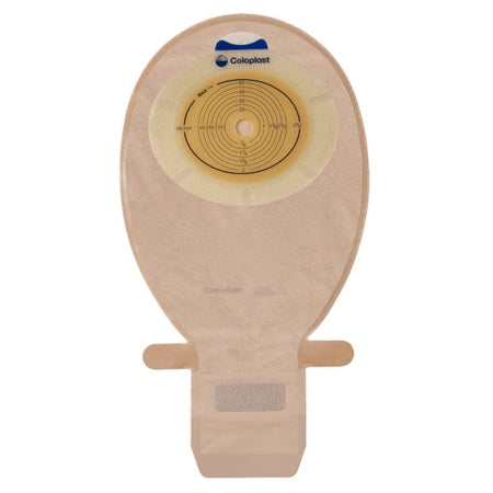 SenSura EasiClose - Ostomy Pouch One-Piece System 11-1/2 Inch Length, Maxi 1 Inch Stoma Drainable Flat, Pre-Cut - 15532
