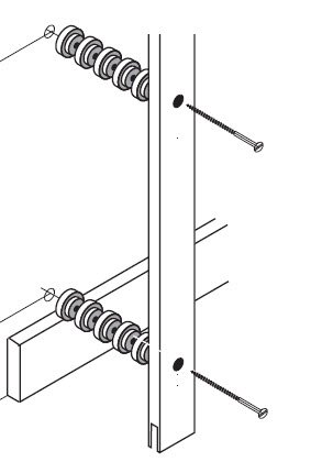Seca - Spacers / Screws seca Model 222 Stadiometer Height Rod - A191703016009