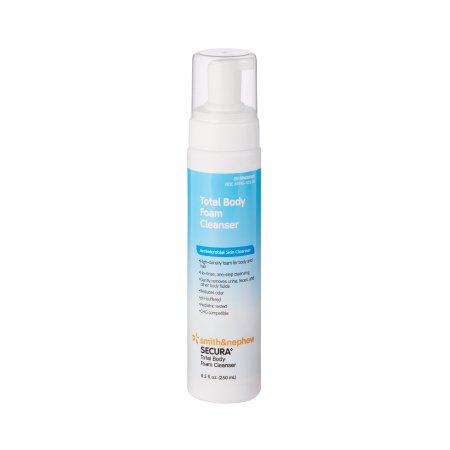 Secura Total Body - Rinse-Free Antimicrobial Body Wash Foaming 8.5 oz. Pump Bottle Scented - 59430300