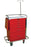 Harloff - Emergency Cart Steel 22 X 38 X 44.5 Inch Mauve 23 X 17 Inch Drawer, Four 3 Inch, One 6 Inch, One 12 Inch - 6401