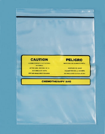 Health Care Logistics Chemo Drug Transport Bag Clear Polyethylene 9 X 12 Inch - 9516