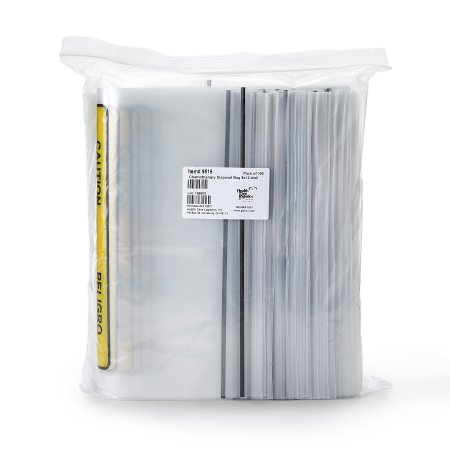 Health Care Logistics - Chemo Drug Transport Bag Clear Bag Polyethylene 9 X 12 Inch - 9516